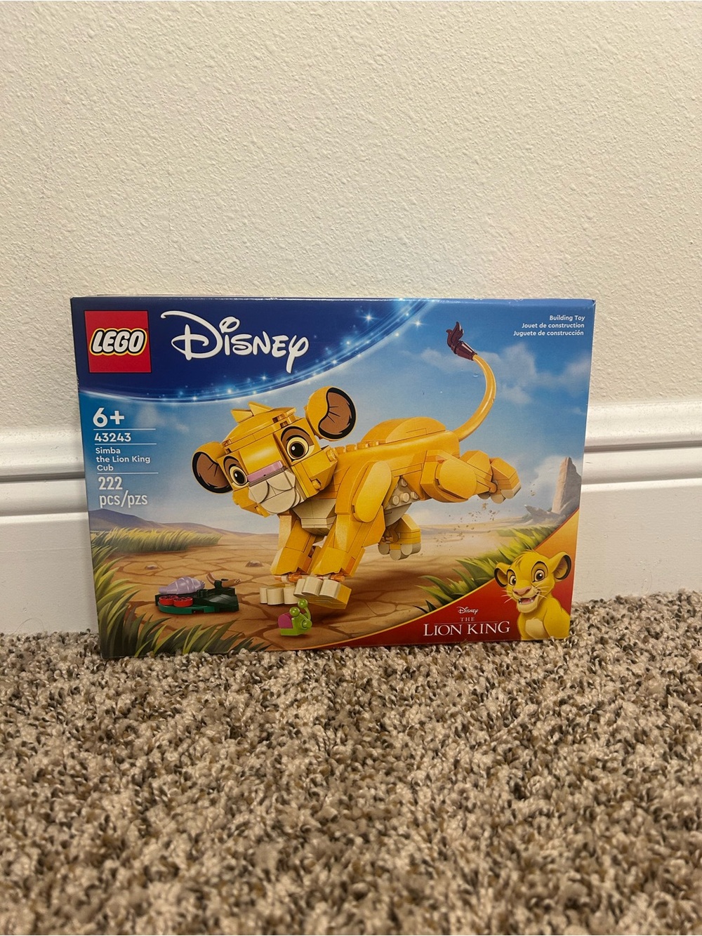 Disney Yellow Simba Cub LEGO Building Set - Lion King